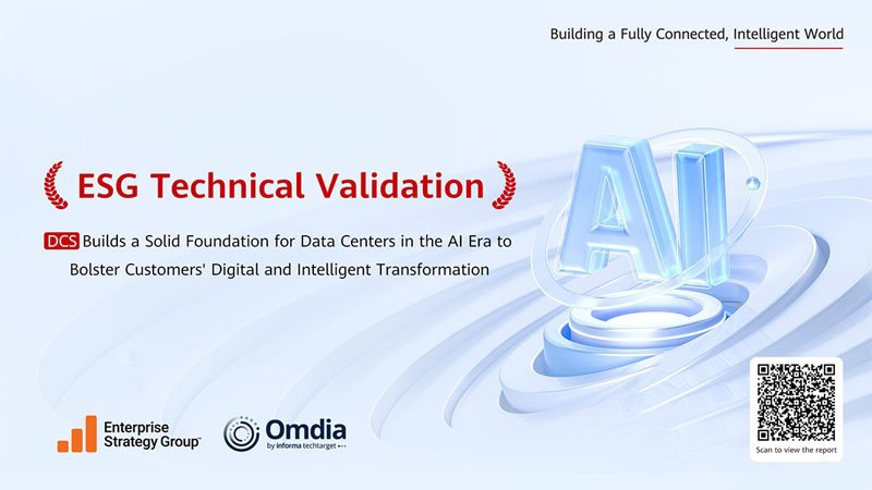 Huaweiහි DCS Full-Stack Data Center විසඳුම ESG තාක්ෂණික අනුමැතිය ලබාගනියි