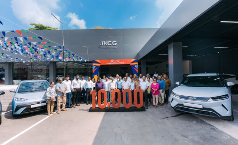 BYD நிறுவனத்தின் 10,000 வாகன விநியோக மைல்கல்