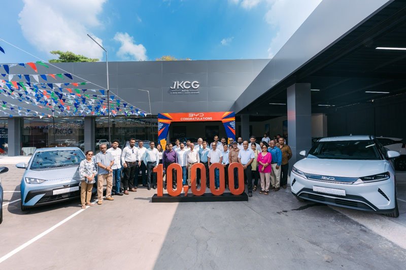 BYD நிறுவனத்தின் 10,000 வாகன விநியோக மைல்கல்