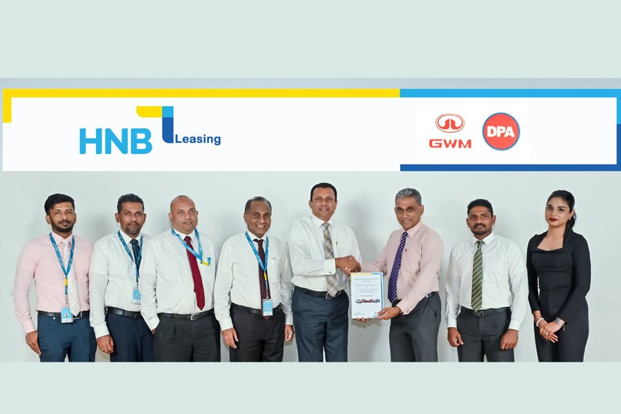 විශේෂ ලීසිං පහසුකම් මඟින් GWM වාහන මිලදී ගැනීම පහසු කිරීම සඳහා HNB සහ ඩේවිඩ් පීරිස් ඔටෝමොබයිල්ස් අත්වැල් බැඳගනී