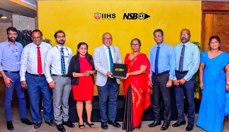 IIHS හා NSB ගෝලීය සෞඛ්‍ය අධ්‍යාපනයට ඇති ප්‍රවේශය පුළුල් කිරීමට එක් වේ