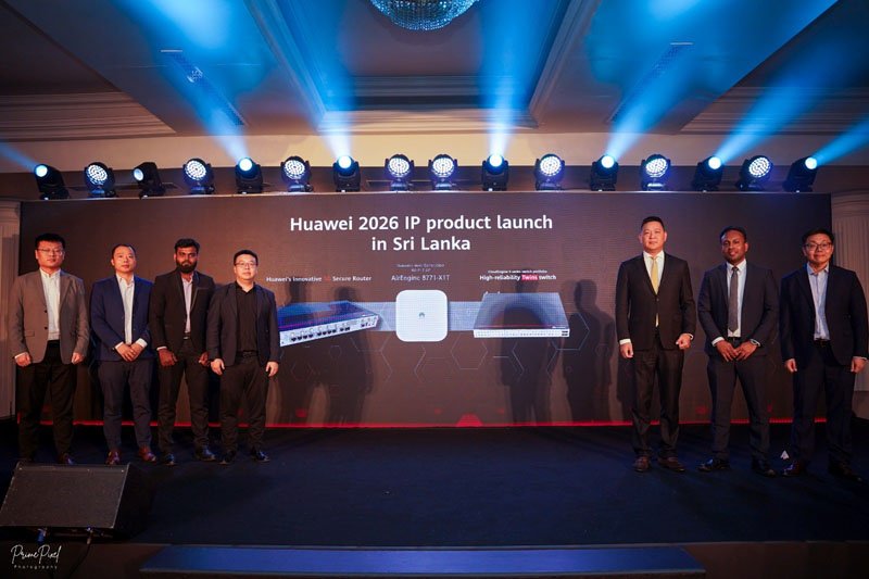 2026 Huawei IP සමුළුවේදී ශ්‍රී ලංකාවේ 5G ව්‍යාප්තිය හා Pre-Wi-Fi 8 දියුණුව සඳහා AI තාක්ෂණයෙන් ක්‍රියාත්මක ව්‍යාපාර ජාල පද්ධති පිළිබඳ අවධානය යොමු කරයි