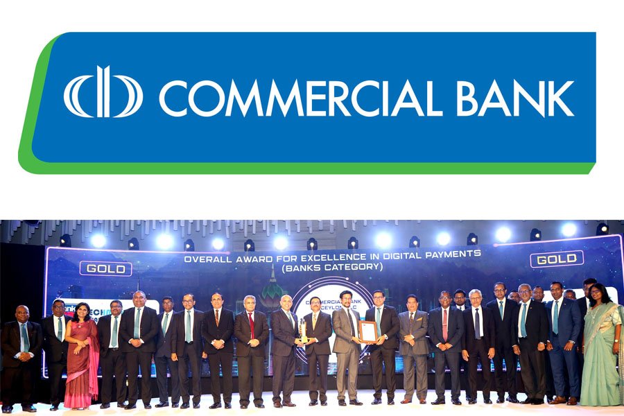LankaPay Technnovation සම්මාන ප්‍රදානෝත්සවයේදී කොමර්ෂල් බැංකුව ඩිජිටල් බැංකුකරණයේ විශිෂ්ටතමයා ලෙස ඉහළම ගෞරව ලබයි