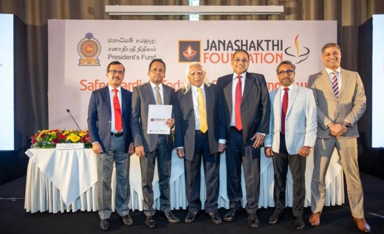 ජනශක්ති පදනම සහ ජනාධිපති අරමුදල දරුවන්ගේ යහපැවැත්ම අරමුණු කරගත් ජාතික සත්කාරයක් වෙනුවෙන් අත්වැල් බැඳගනී