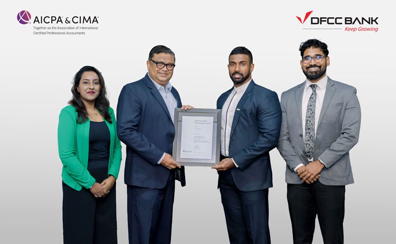 DFCC Bank Recognised Among Sri Lanka’s Top Employers for CIMA Members