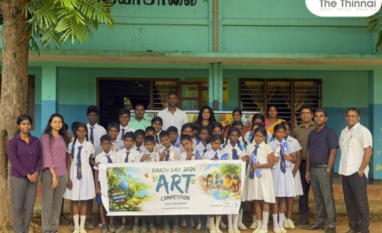 The Thinnai Hotel celebrates Earth Day 2026 through student engagement and environmental awareness