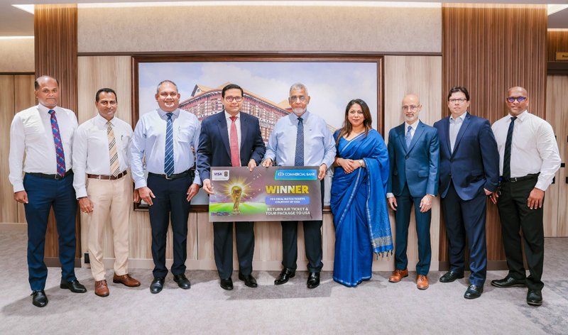 කොමර්ෂල් බැංකු වීසා කාඩ්පත් හිමියන්ට FIFA ලෝක කුසලාන අවසන් මහා තරගය නැරඹීමට විශේෂ අවස්ථාවක්