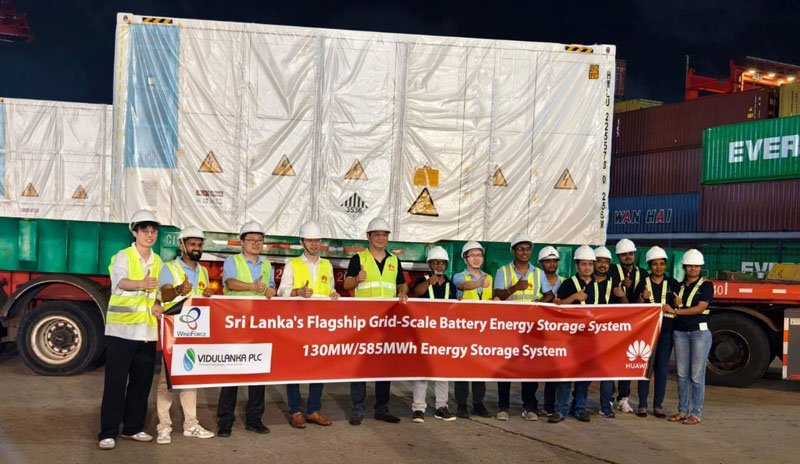 විදුලිබල ක්ෂේත්‍රයට සවියක් වෙමින් මෙරට විශාලතම බැටරි බලශක්ති ගබඩාකිරීමේ ව්‍යාපෘතිය ඇරඹෙයි