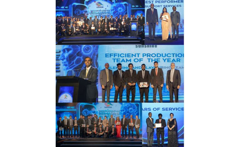 අනාගතය ඉලක්ක කරගත් සන්ෂයින් හෝල්ඩින්ග්ස් SUN Awards 2026 උළෙලේ දී සේවක විශිෂ්ටතා අගයයි