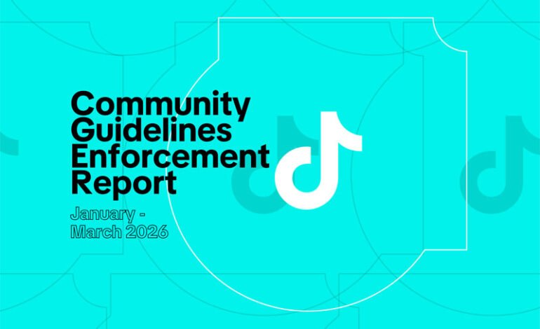 TikTok releases Q1 2026 Community Guidelines Enforcement Report