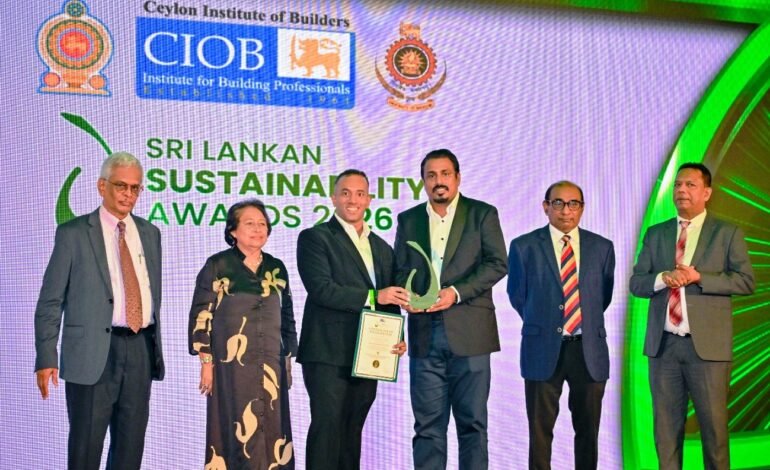 Three Sinha Industries honoured as Sustainability Business Leader of the Year