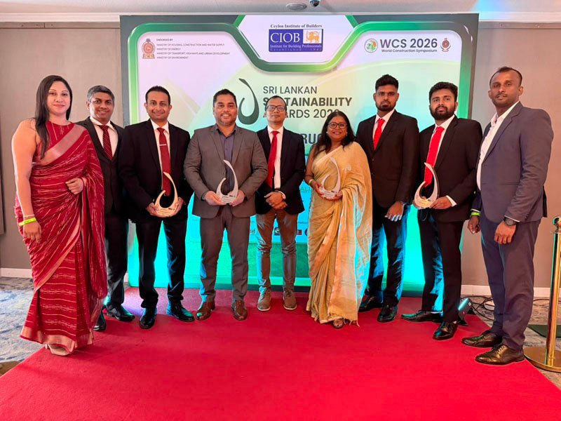 2026 ශ්‍රී ලංකා තිරසර සම්මාන උළෙලේදී INSEE සමාගම අඛණ්ඩව දෙවන වරටත් විශිෂ්ටතම සම්මානයෙන් පිදුම් ලබයි