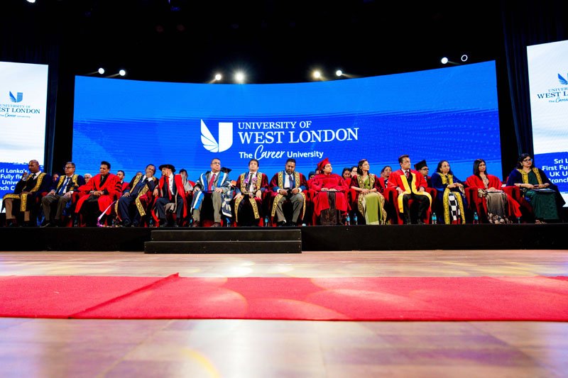 University of West London ශ්‍රී ලංකා උපාධි ප්‍රදානෝත්සවය අභිමානවත් ලෙස පැවැත්වේ