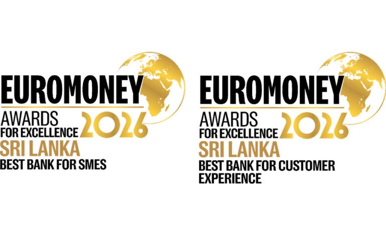 සෙලාන් බැංකුව 2026 Euromoney සම්මාන උළෙලේදී ‘ශ්‍රී ලංකාවේ පාරිභෝගික අත්දැකීම් සඳහා විශිෂ්ටතම බැංකුව’ සහ ‘සුළු හා මධ්‍යම පරිමාණ ව්‍යාපාර සඳහා විශිෂ්ටතම බැංකුව’ ලෙස ඇගයීමට ලක්වෙයි