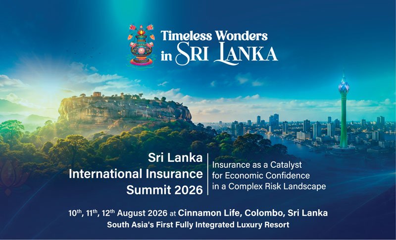 ප්‍රමුඛතම ගෝලීය හා දේශීය රක්ෂණ නායකයන්ගේ සහභාගීත්වයෙන් 2026SLIIS සමුළුව ශ්‍රී ලංකාවේදී පැවැත්වෙයි
