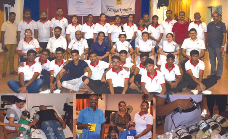 Nithyakalyani Jewellery marks 10 consecutive years of blood donation