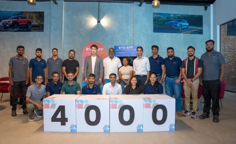 இலங்கை வாகனத் துறையில் புதிய டிஜிட்டல் புரட்சி: 4,000 பதிவிறக்கங்களைக் கடந்து சாதனை படைத்த BYD மொபைல் செயலி (App)