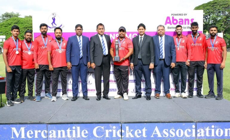 DFCC Bank Secures Second Runners-Up at Mercantile ‘B’ Division Premier League Cricket Tournament