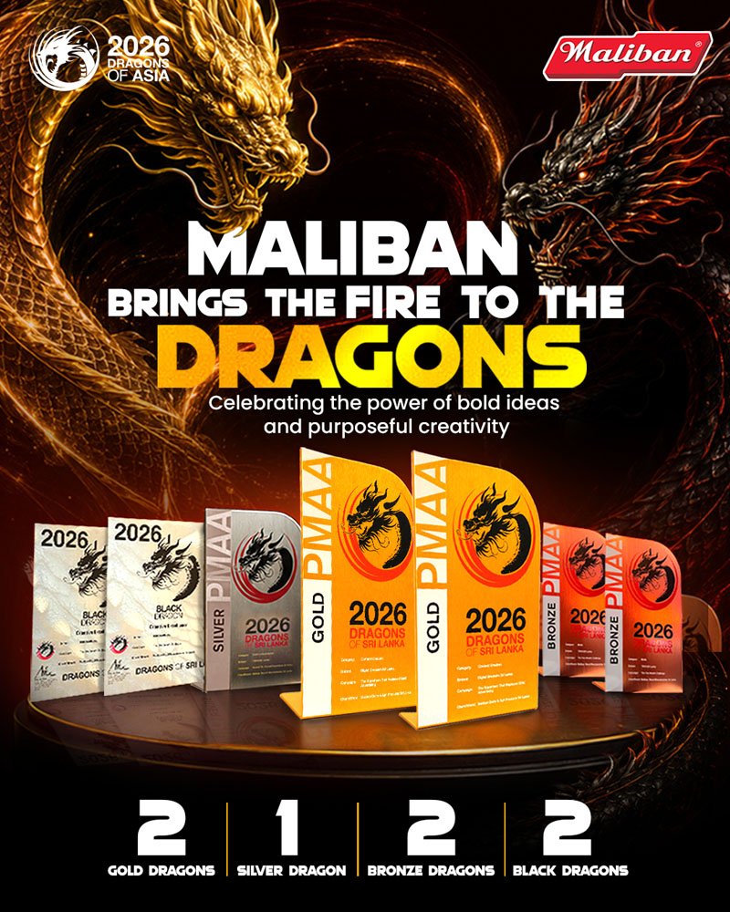 Maliban Group Shines with Two Gold Dragons Among Seven Accolades at Dragons of Sri Lanka 2026