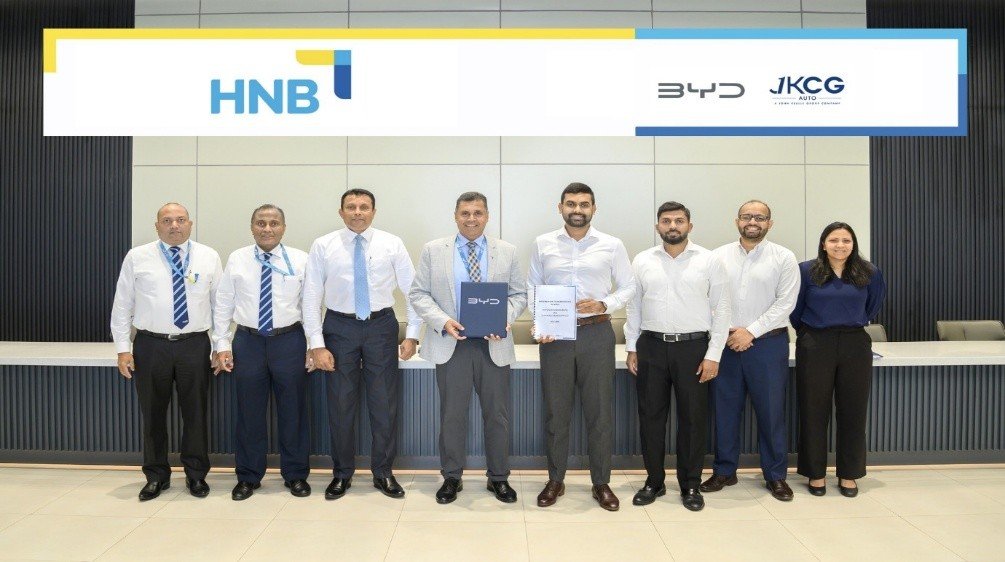 BYD සහ Denza පාරිභෝගිකයින්ට HNB සහ John Keells CG Auto වෙතින් සුවිශේෂී ලීසිං පහසුකම්