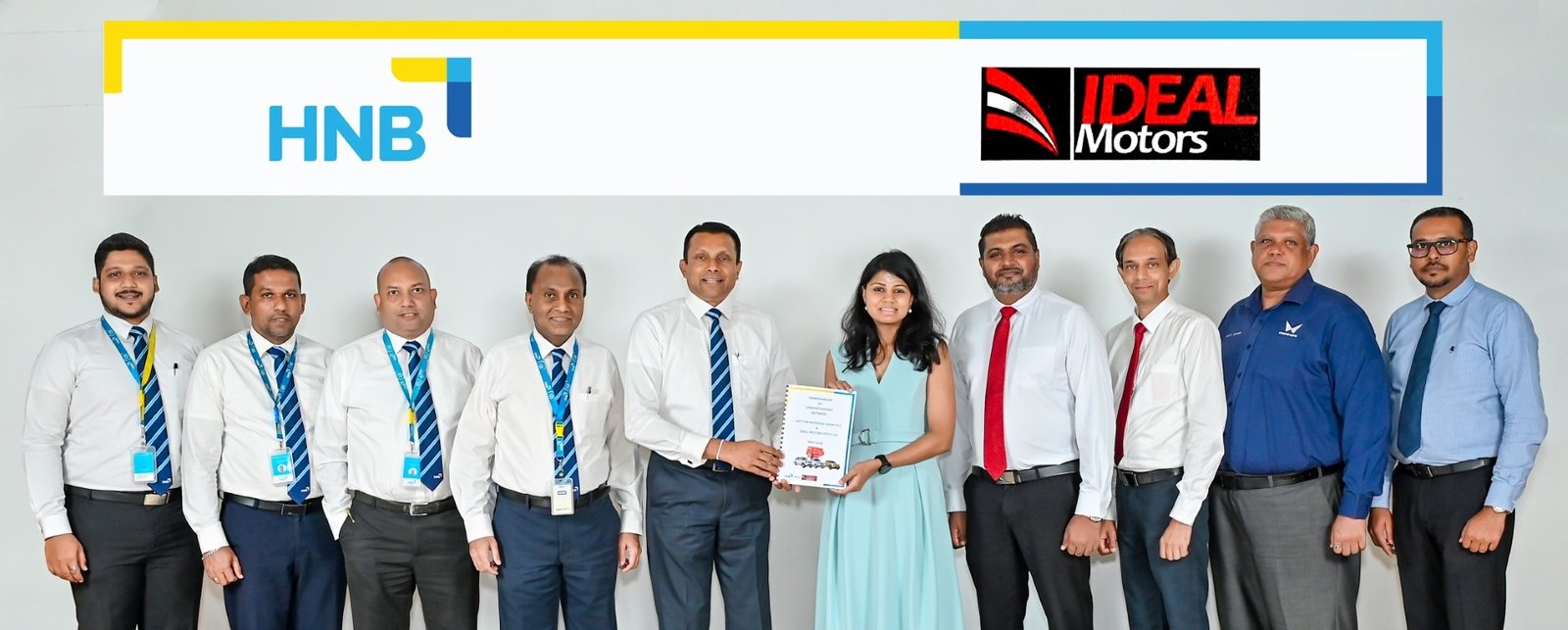 වාහන ලීසිං පහසුකම් හරහා පාරිභෝගිකයින්ට මූල්‍ය නිදහස සැලසීමට HNB සහ IDEAL Motors එක් වෙයි