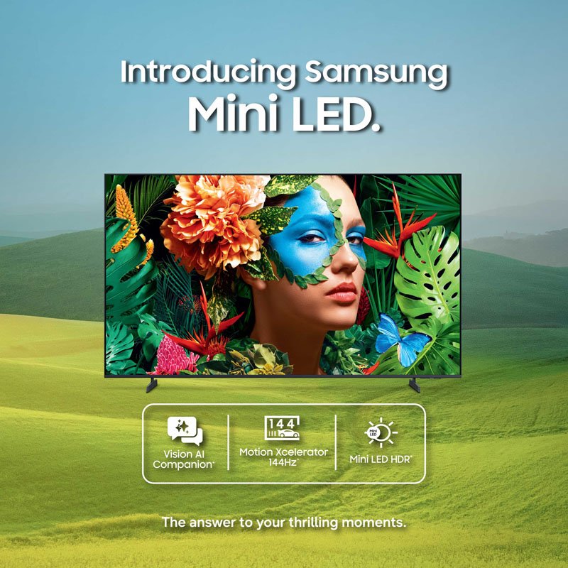 Vision AI තාක්ෂණයෙන් යුත් නවතම Samsung Mini LED TV ශ්‍රී ලංකාවට හඳුන්වාදෙයි