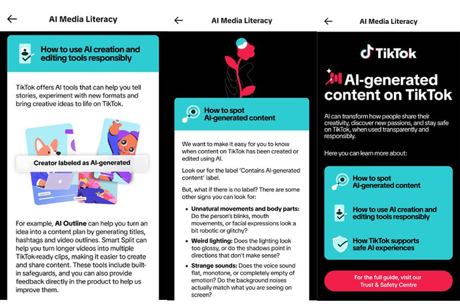 TikTok strengthens AI transparency and safety efforts to help users navigate AI-generated content